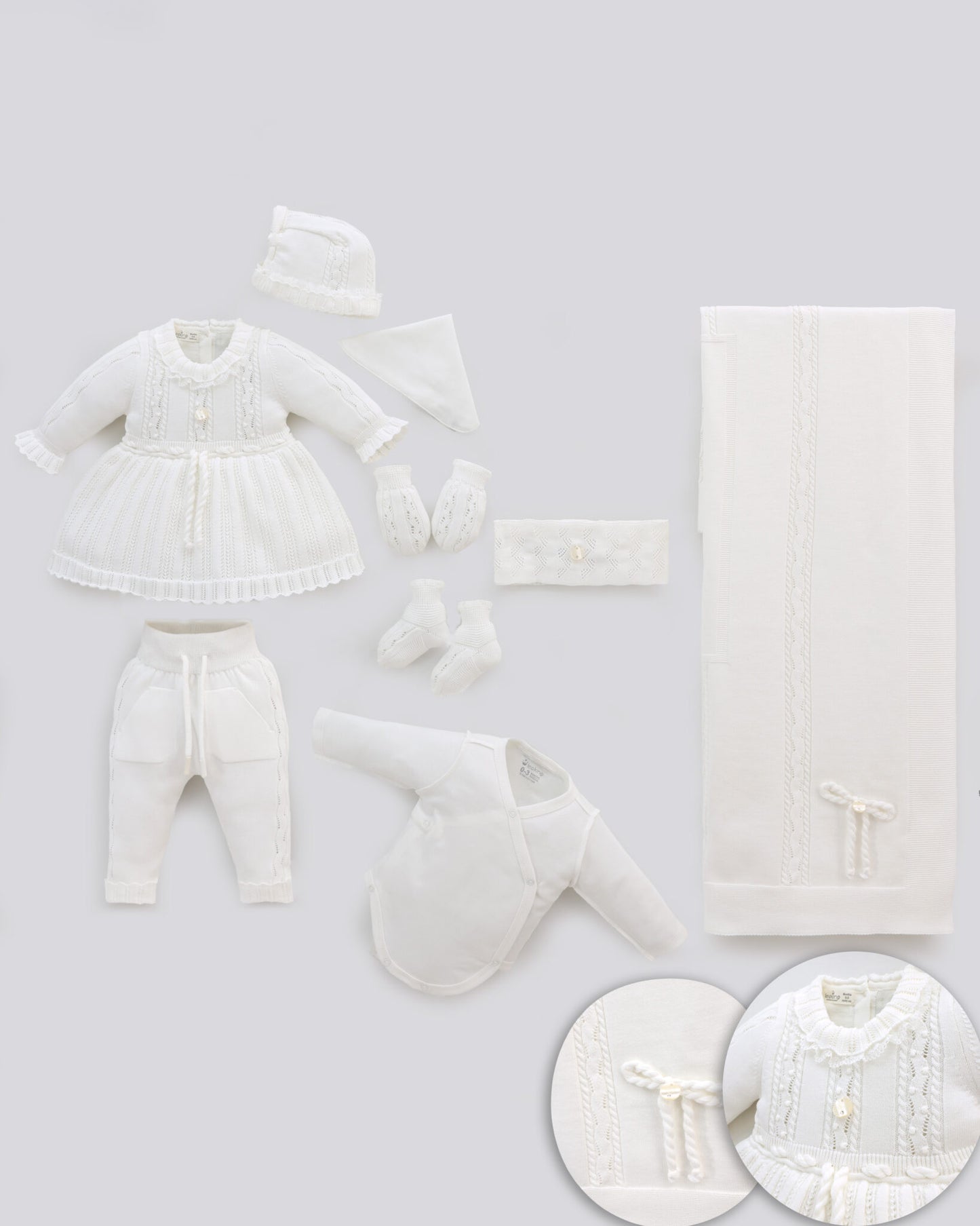 Baby Girl Newborn Set Of 9 Pieces