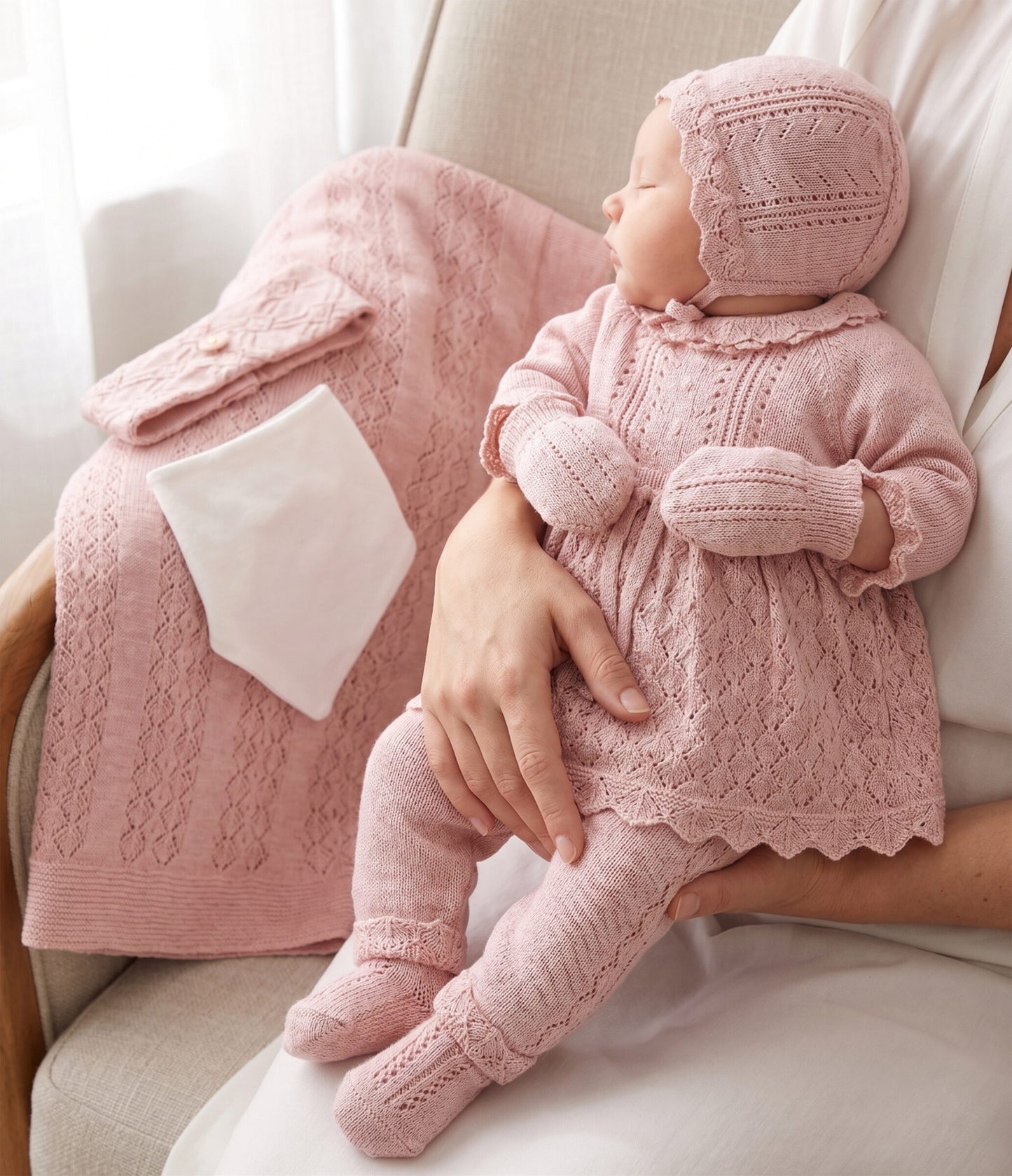 Baby Girl Newborn Set Of 7 Pieces