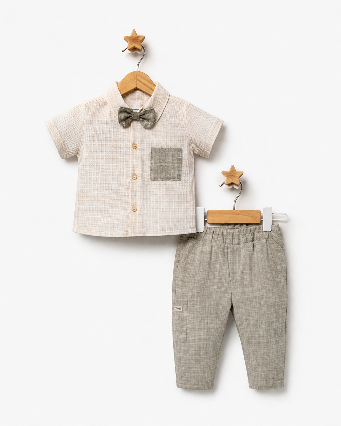 Classic Bow – Camisa y Pantalón 2 Piezas