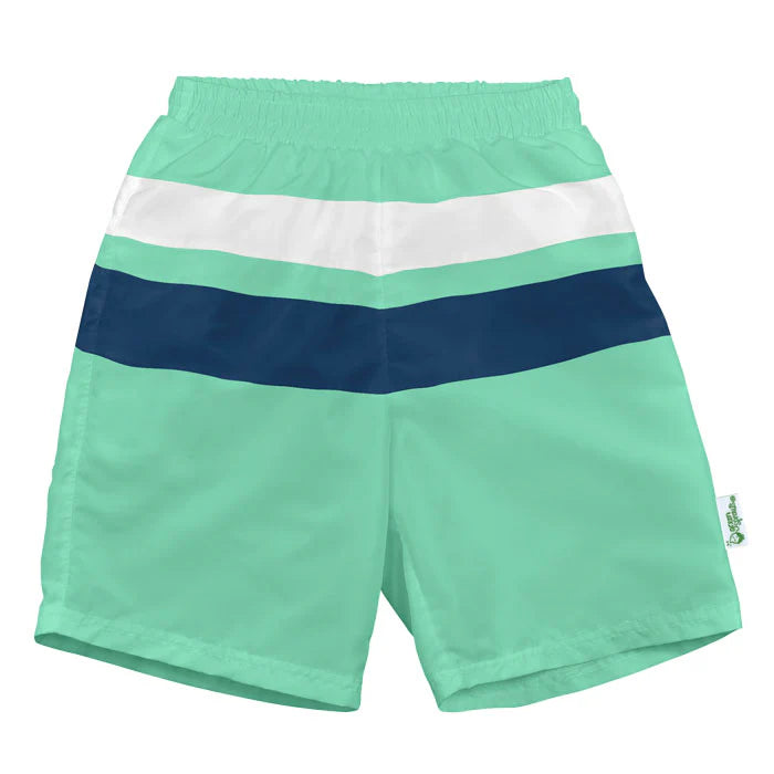 Eco Swim Trunks with Built-in Swim Diaper