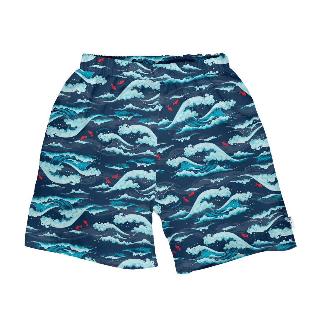 Eco Swim Trunks with Built-in Swim Diaper