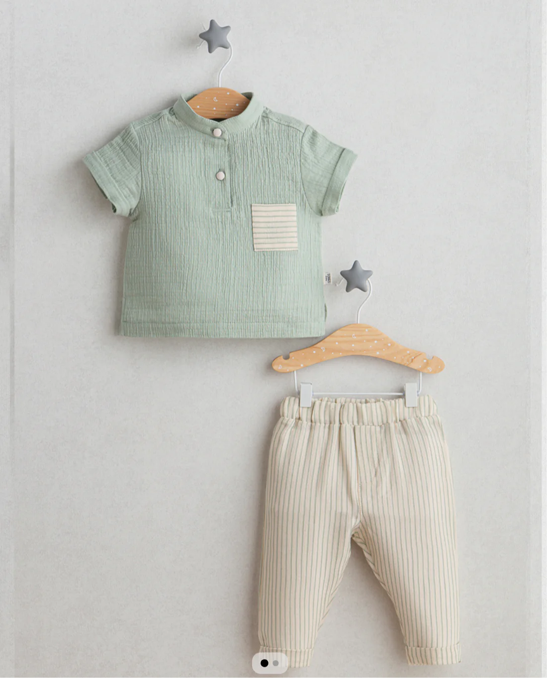 Baby Boy 2-Piece Textured Set