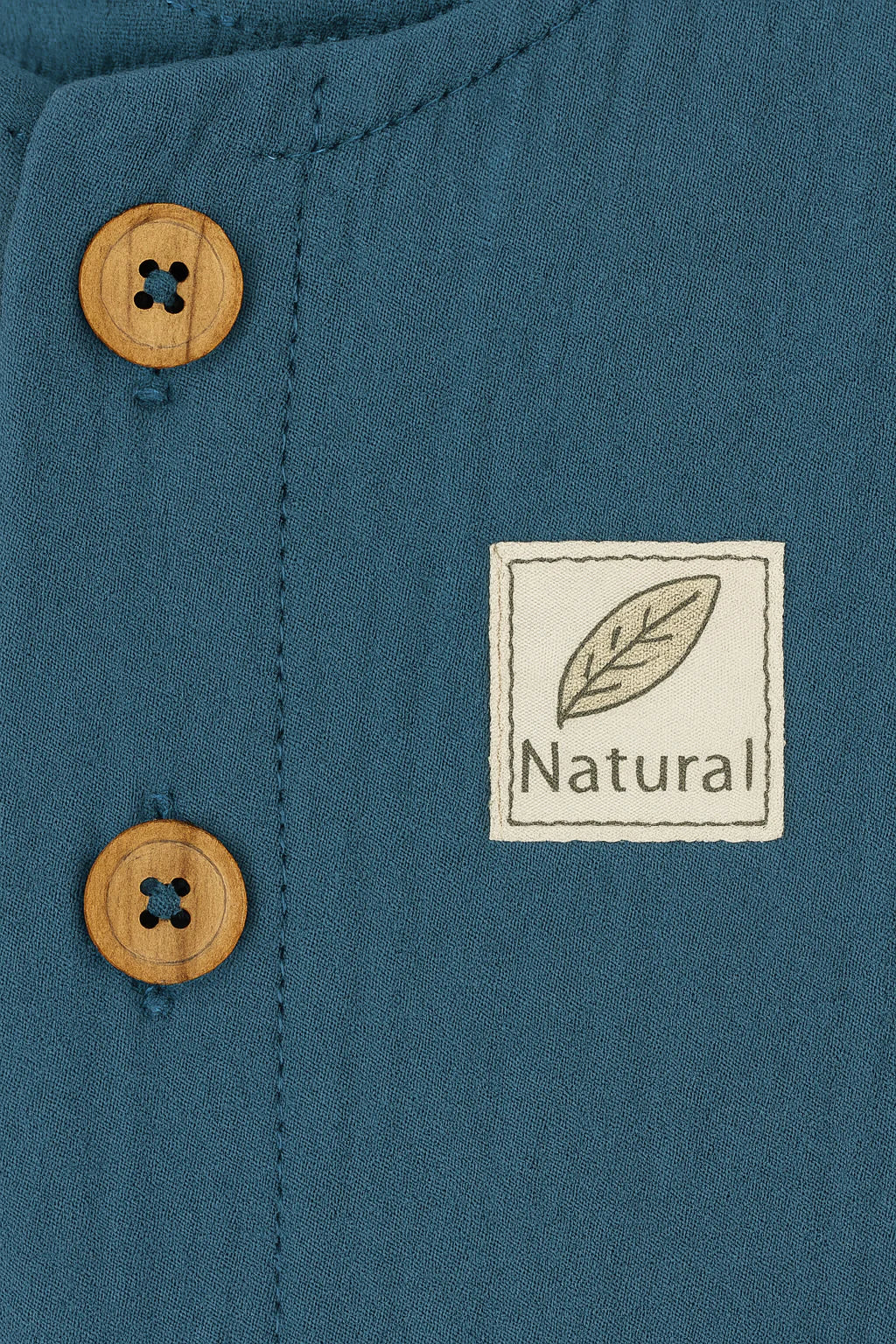 Baby Boy Sleeveless Muslin Romper