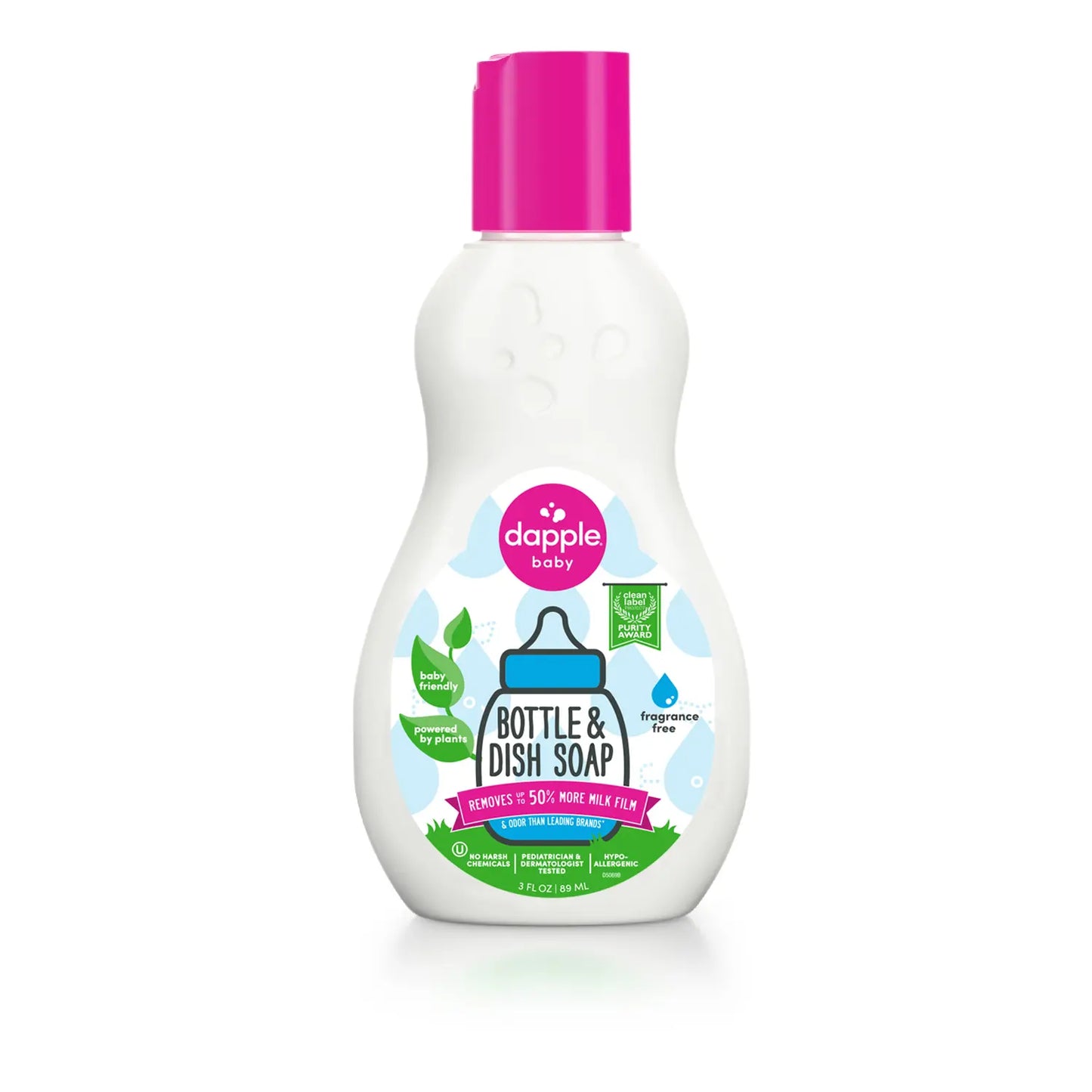 Dapple travel size bottle & dish soap