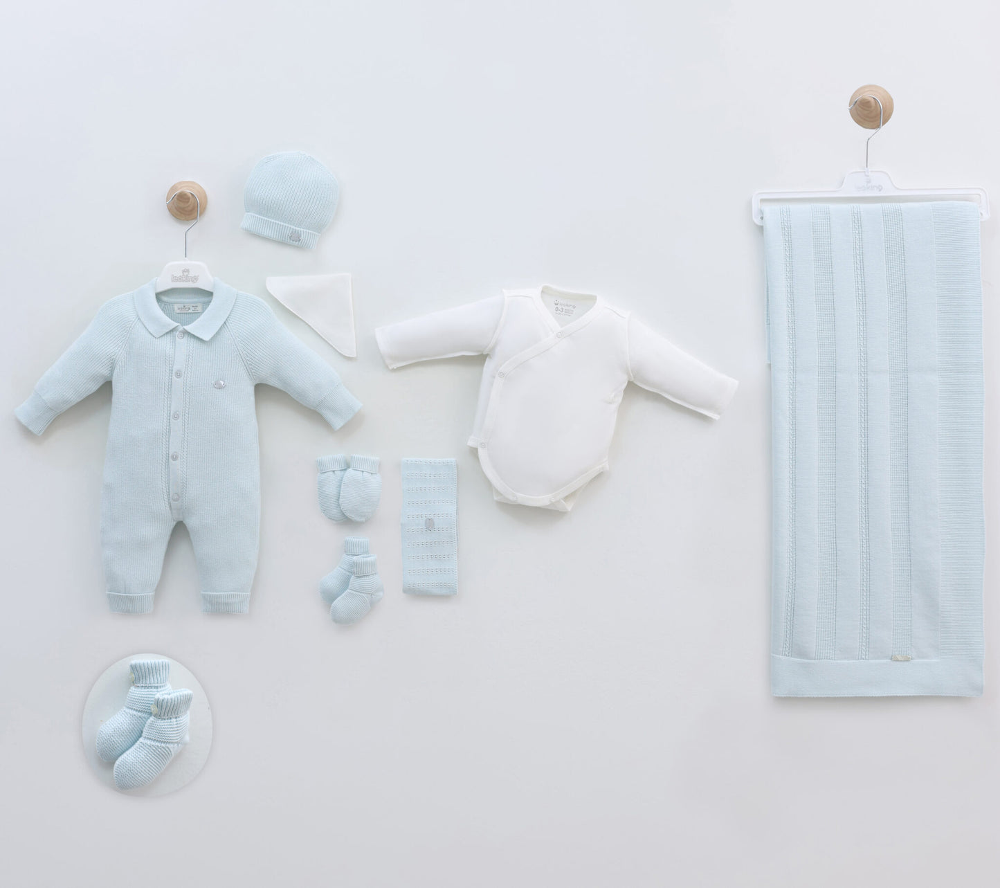 Set de Recién Nacido para Niño - 8 Piezas Leoking