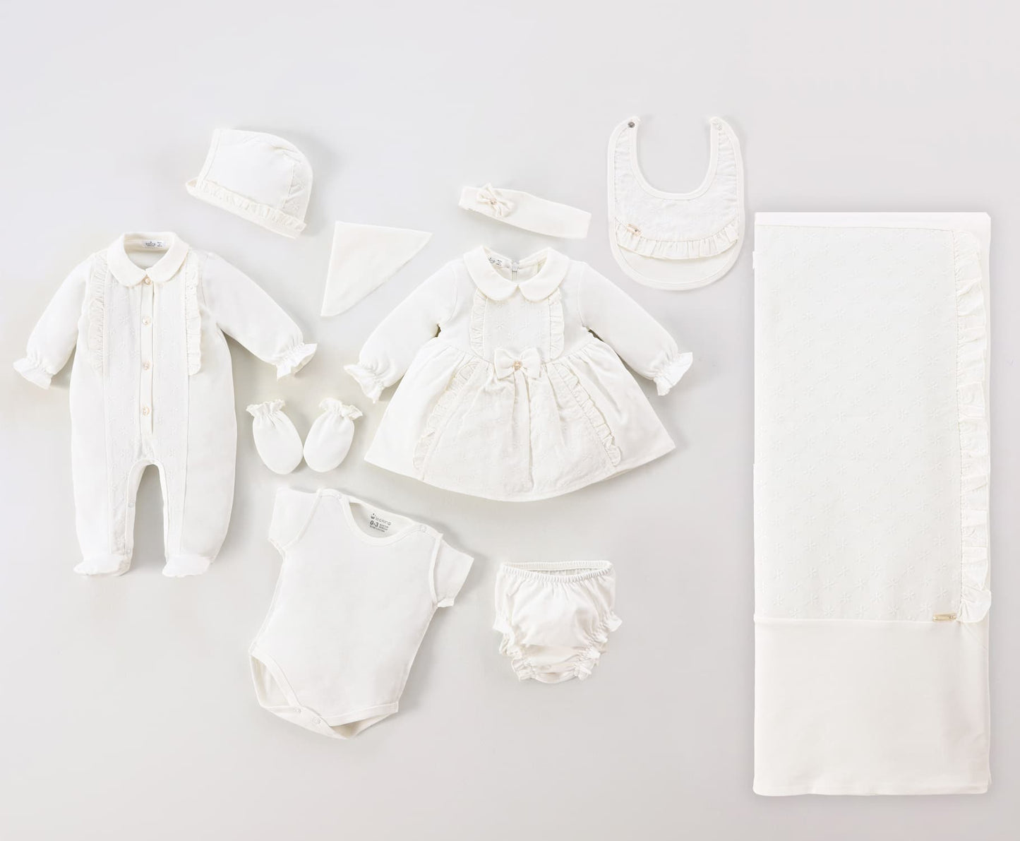 Baby Girl Newborn Set Of 10 Pieces