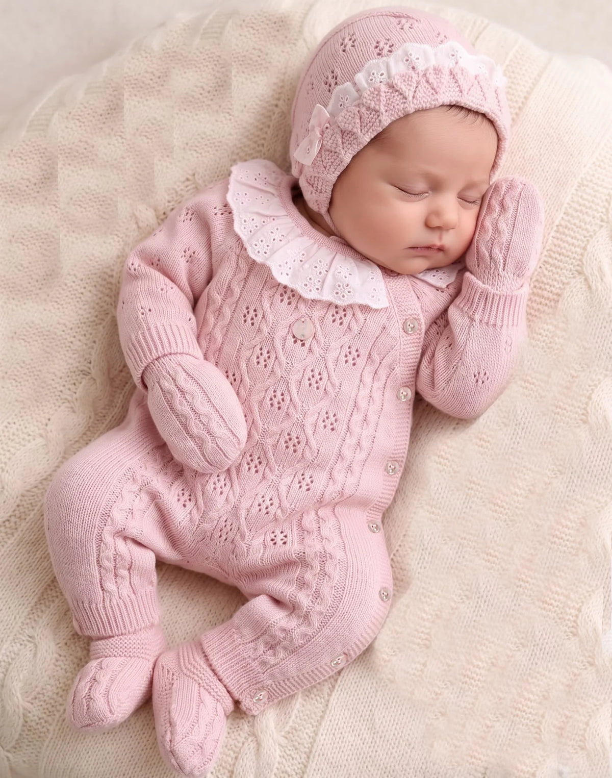 Baby Girl Newborn Set Of 8 Pieces