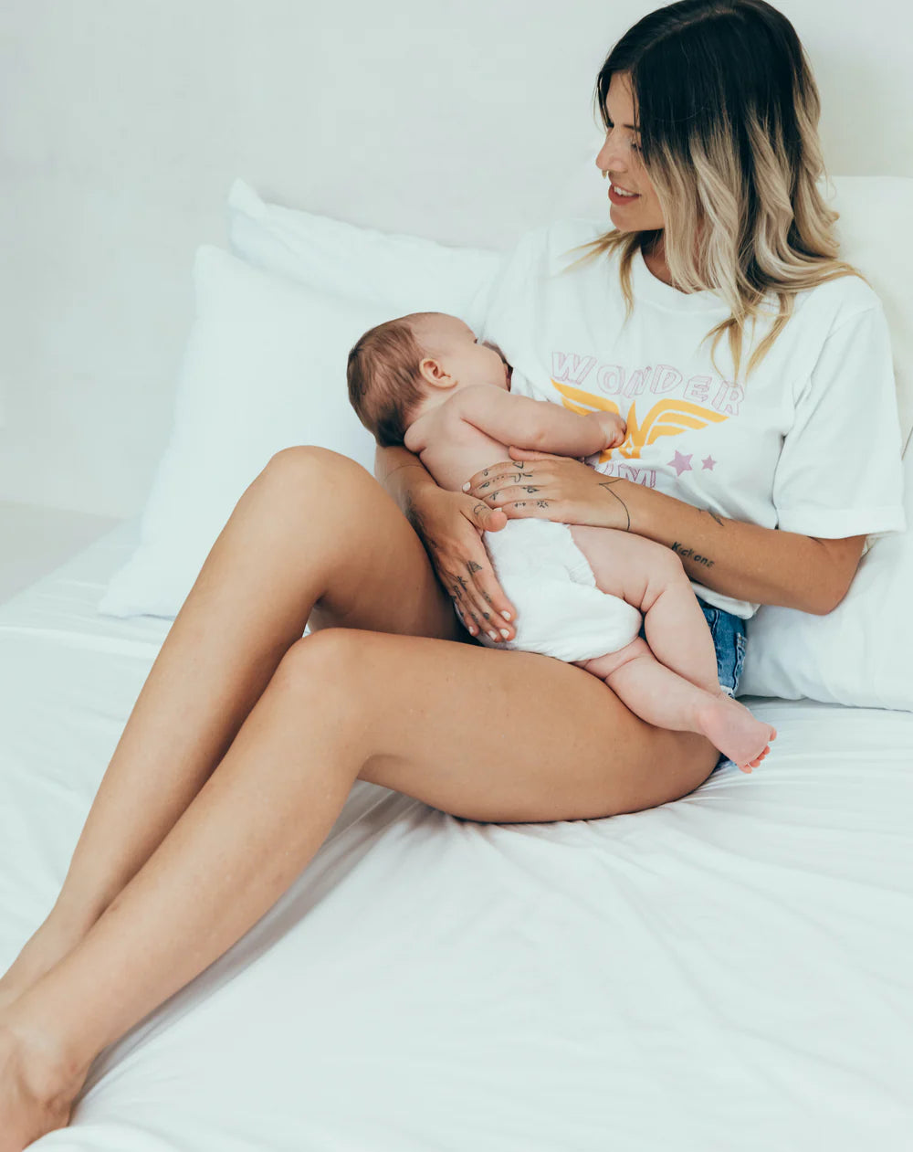 Playera de lactancia wondermom