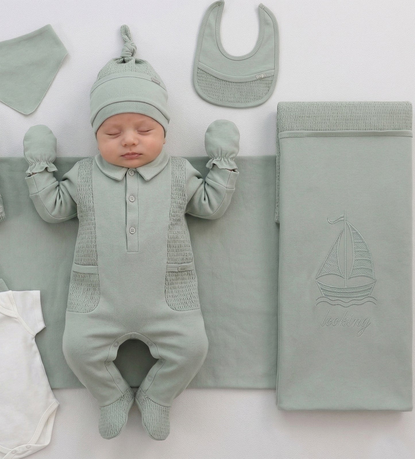 Baby Boy Newborn Set Of 10 Pieces
