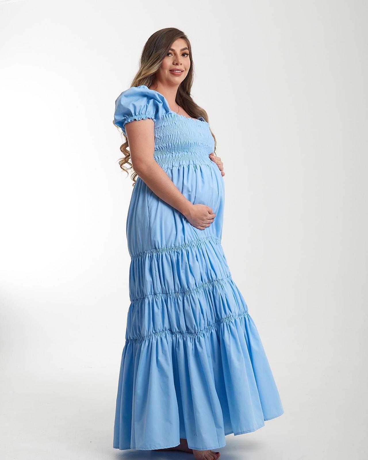 Vestido Postparto de Lactancia