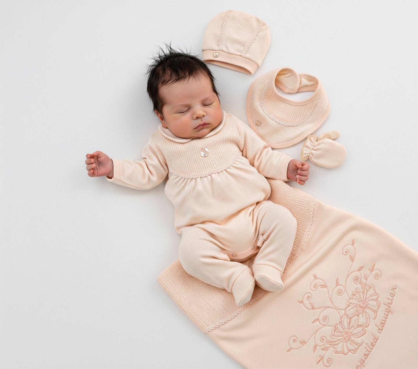 Baby Girl Newborn Set Of 9 Pieces