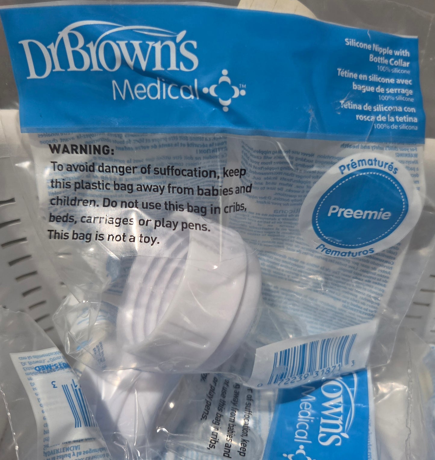 Dr. Brown’s™ Medical – Narrow Bottle Nipples Nivel Preemie