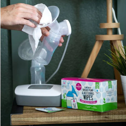 Dapple Baby Breast Pump Cleaner Wipes, Fragrance Free, 30ct