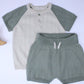 Baby Boy Short Set of 2 Sets Khaki