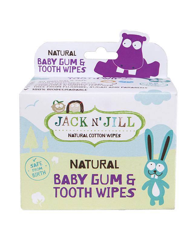 Natural Baby Gum & Tooth Wipes - 25 Pack