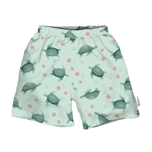Eco Swim Trunks with Built-in Swim Diaper