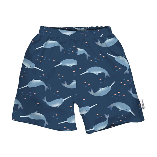 Eco Swim Trunks with Built-in Swim Diaper