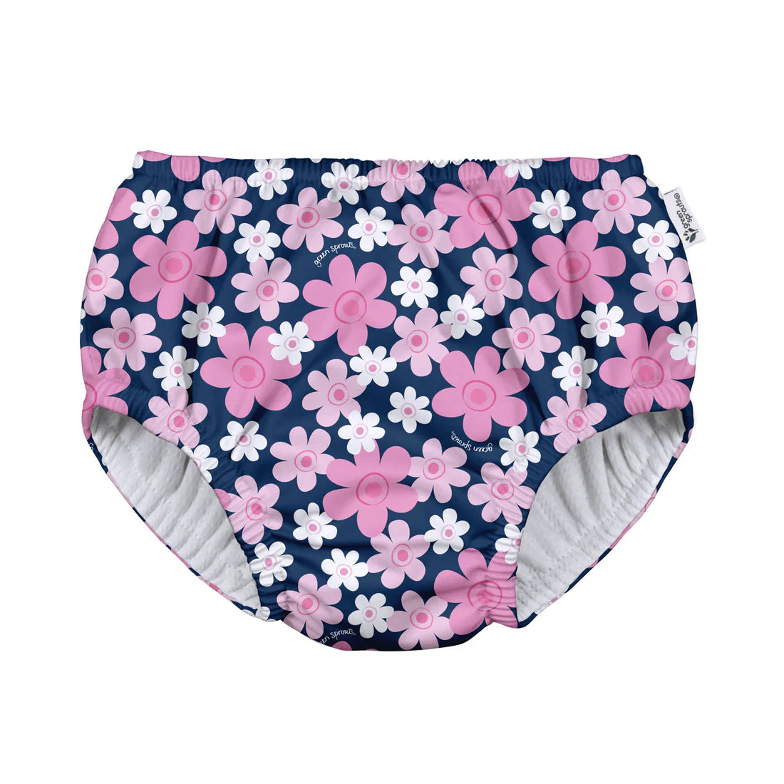 Eco Pull-up Swim Diaper Navy Blooms