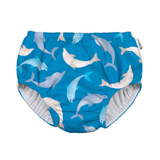 Eco Pull-up Swim Diaper Blue Dolphins