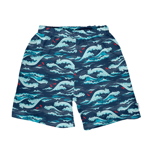 Eco Swim Trunks with Built-in Swim Diaper