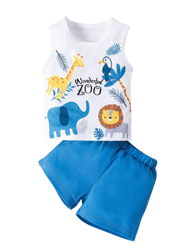 Baby Boy Zoo Set