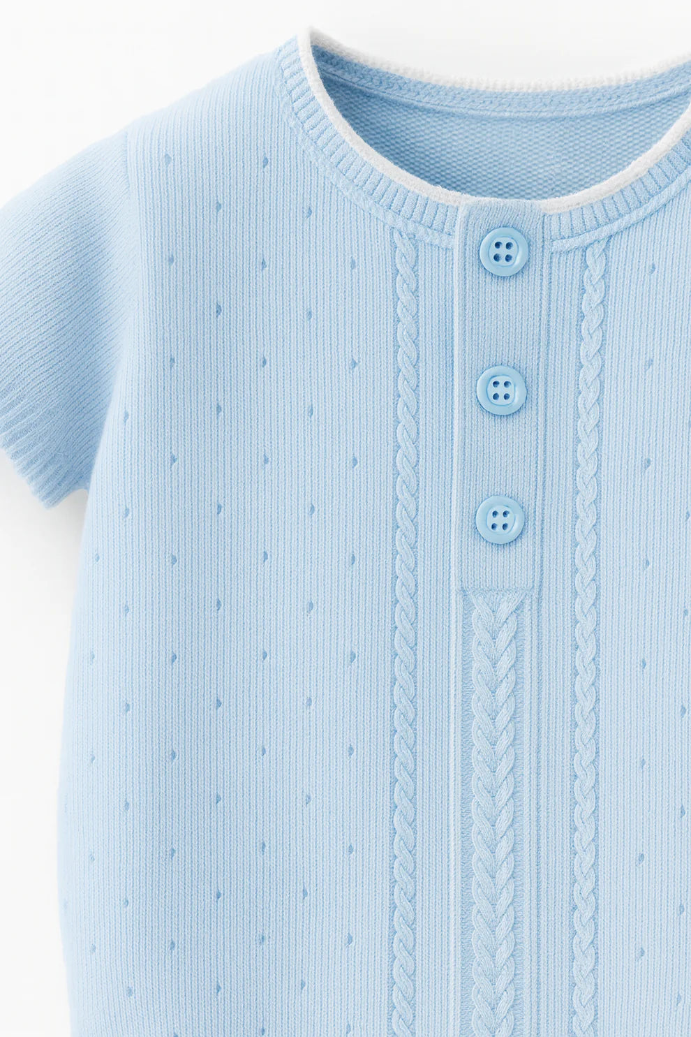 Baby Boy Blue Knit Set