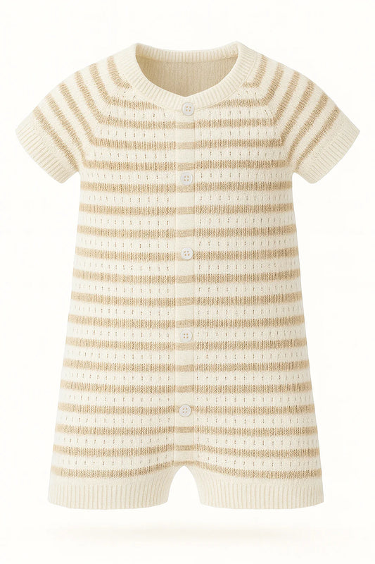 Baby Boy Short Overalls Cotton