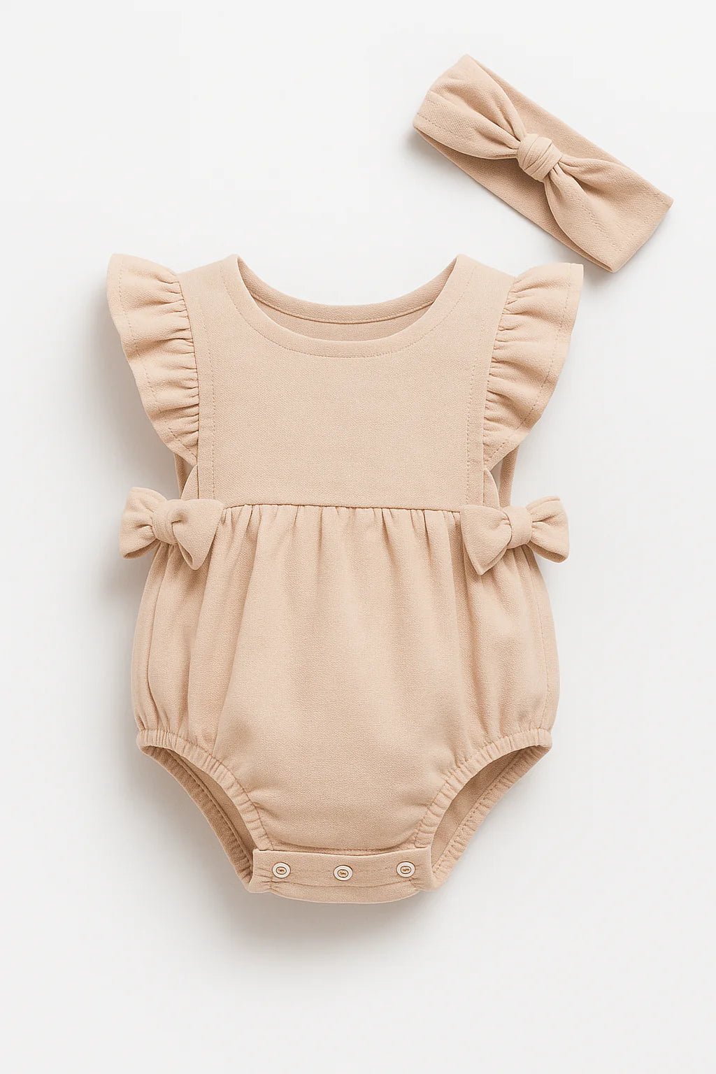 Baby Girl Cotton Ruffle Set
