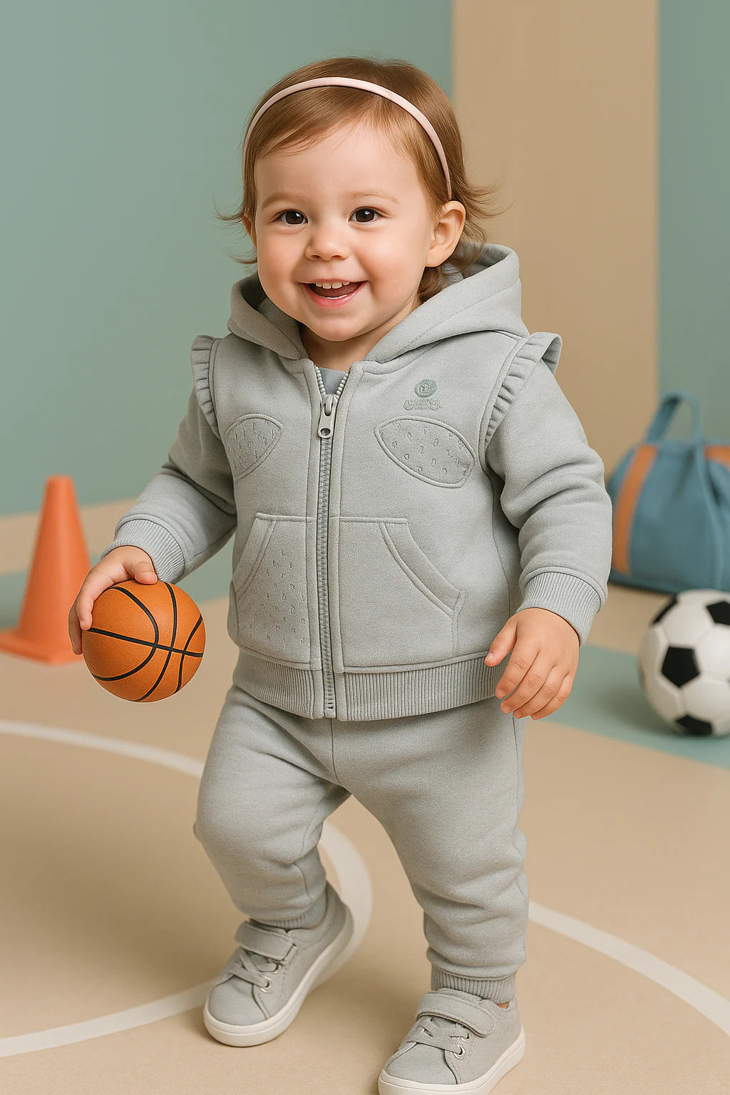 Baby Girl Hoodie Set