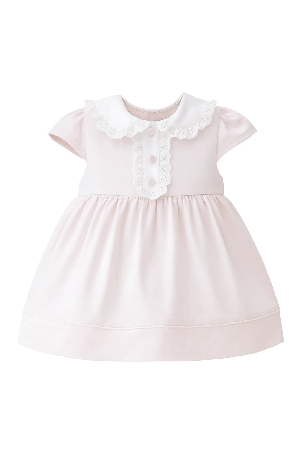 Baby Girl Pink Short Sleeve Dress