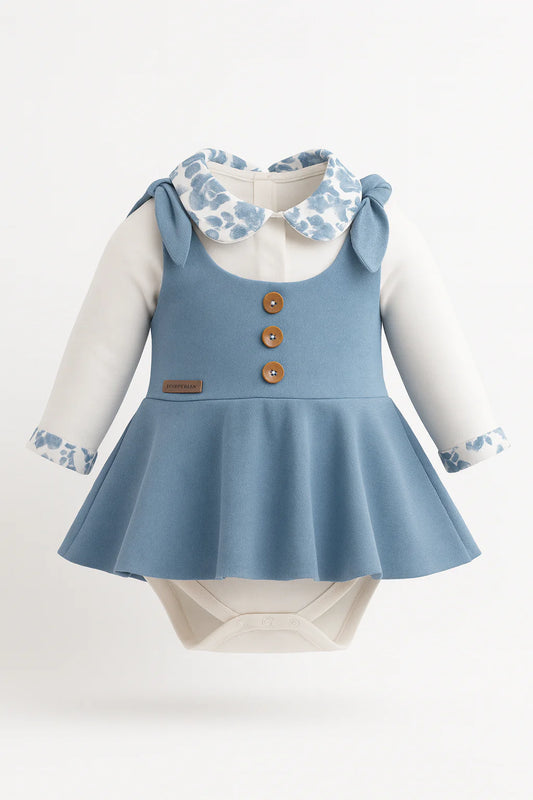 Blue Blossom Romper