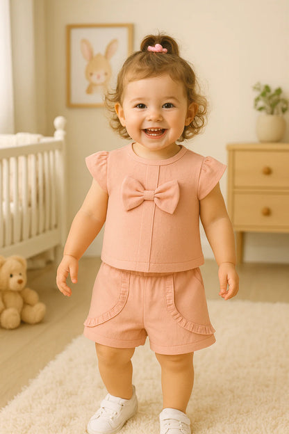 Blush Bow Set