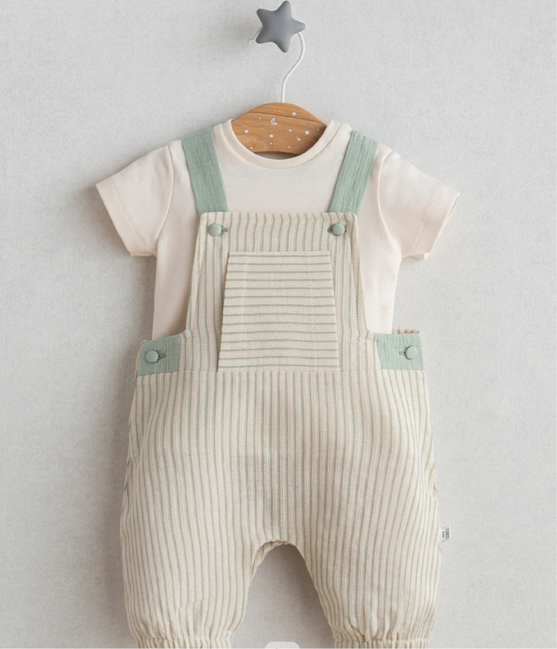 Baby Boy Corduroy Overalls Set
