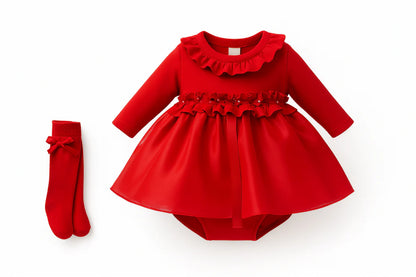 Festive Red Dress