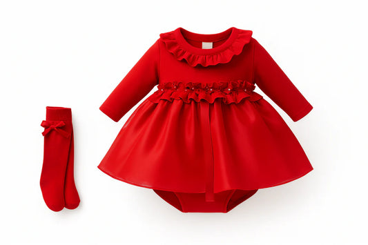 Festive Red Dress