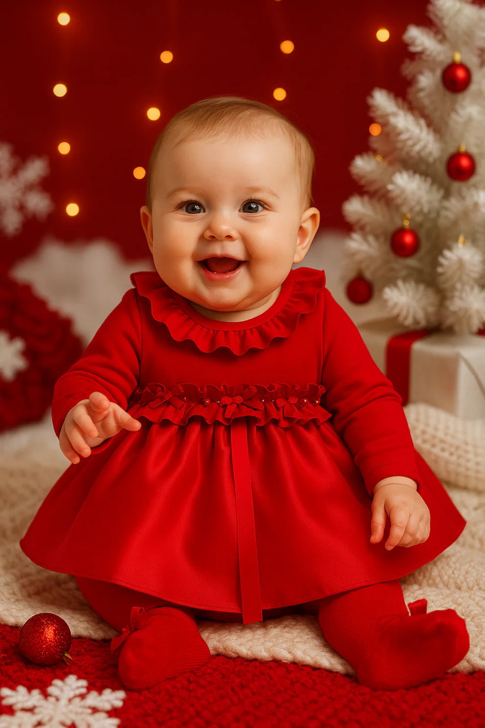 Festive Red Dress