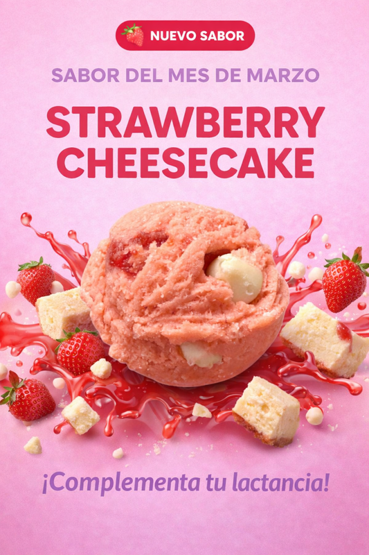 Lactation Cookies | Strawberry Cheesecake