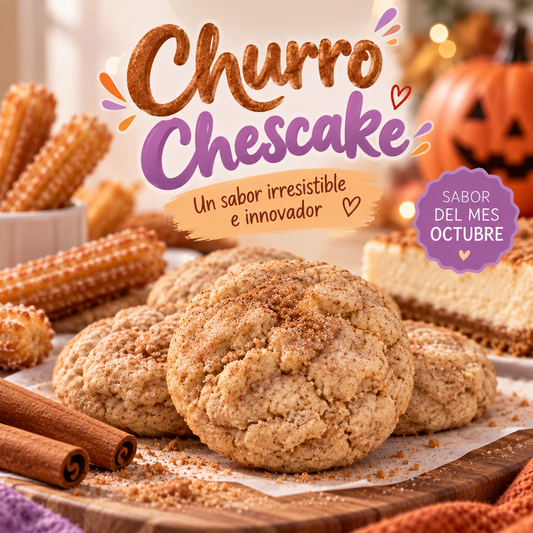 Galletas de Lactancia-  Churro Cheesecake (12 unidades)