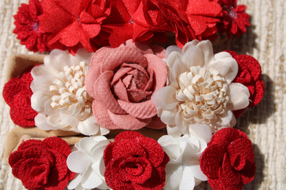 Red Floral Headband