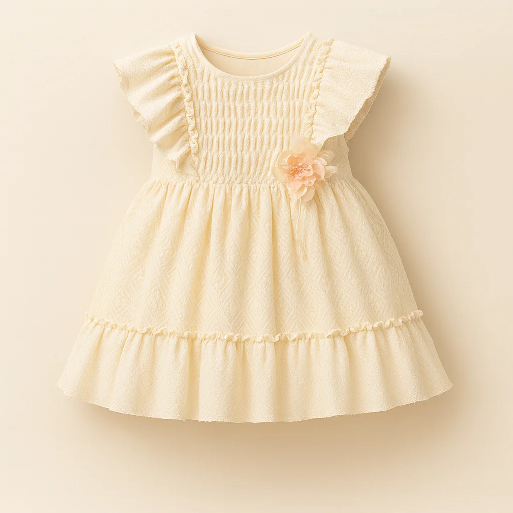 Ivory Bloom Baby Dress