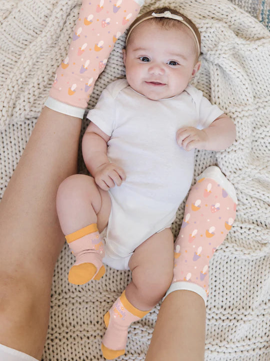 Mama & Me Matching Socks Set - Mushy Love