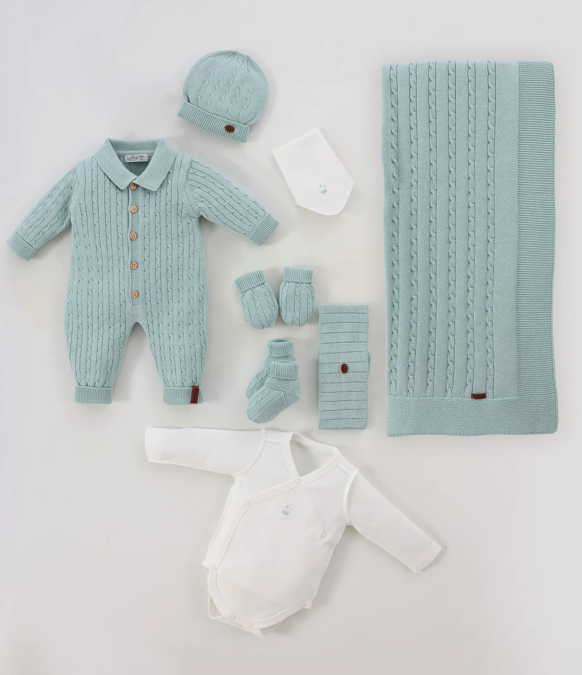 Baby Boy Newborn Set Of 8 Pieces