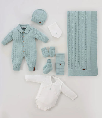 Baby Boy Newborn Set Of 8 Pieces