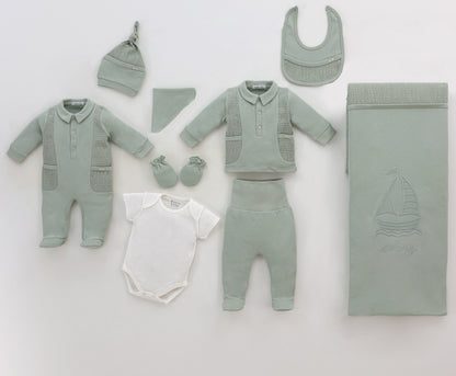 Baby Boy Newborn Set Of 10 Pieces