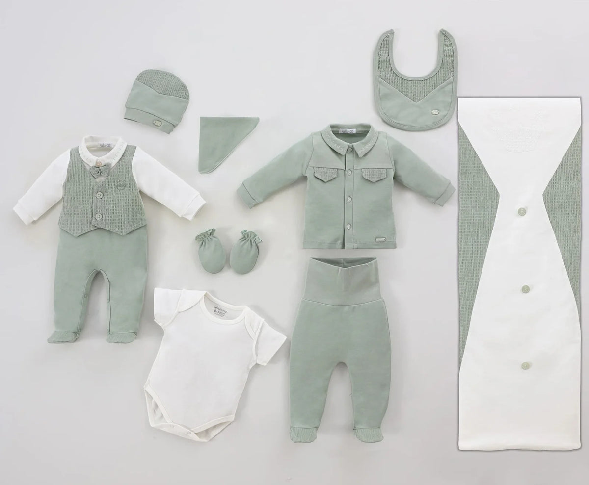 Baby Boy Newborn Set Of 10 Pieces