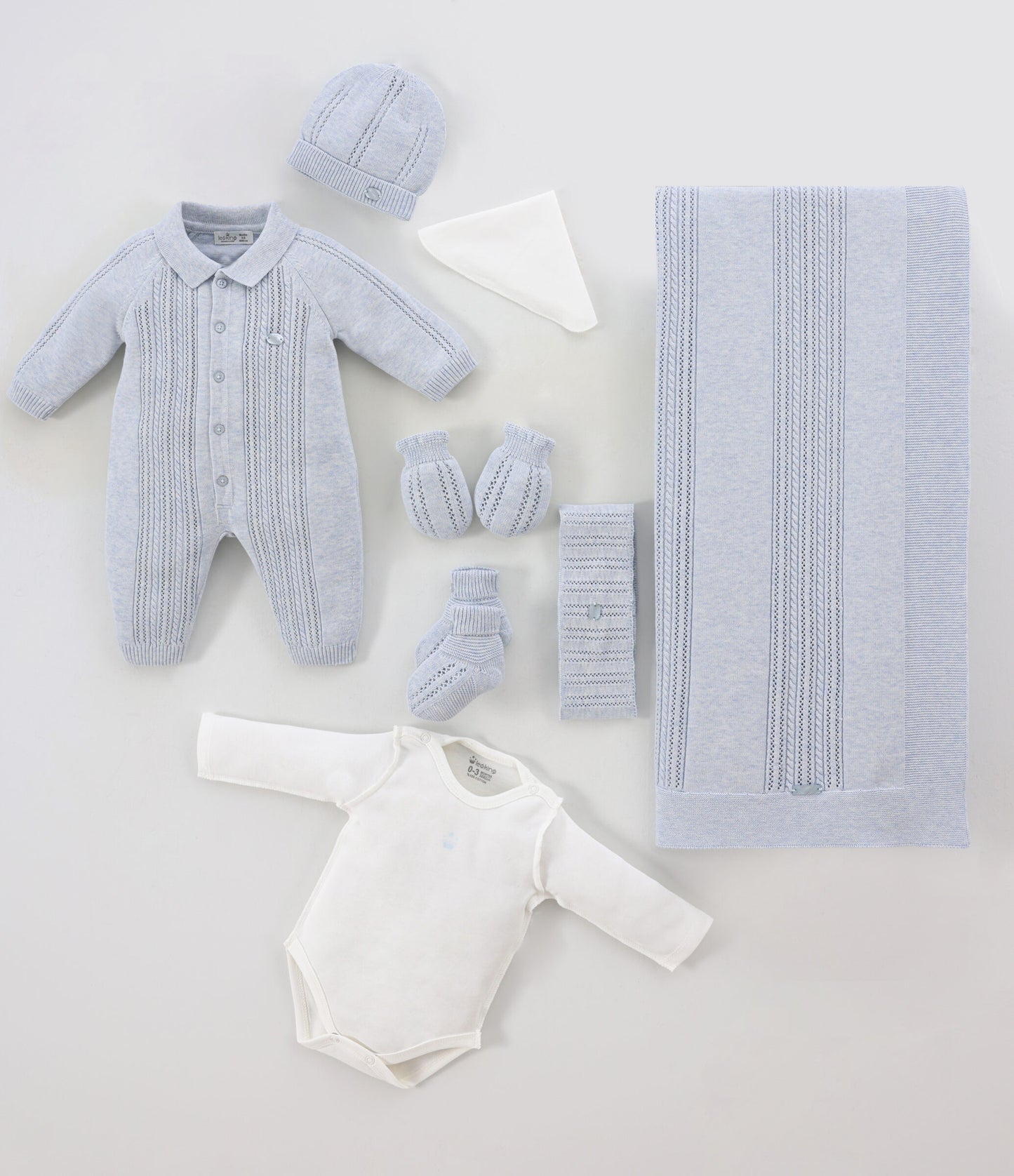 Set de Recién Nacido para Niño - 8 Piezas Leoking