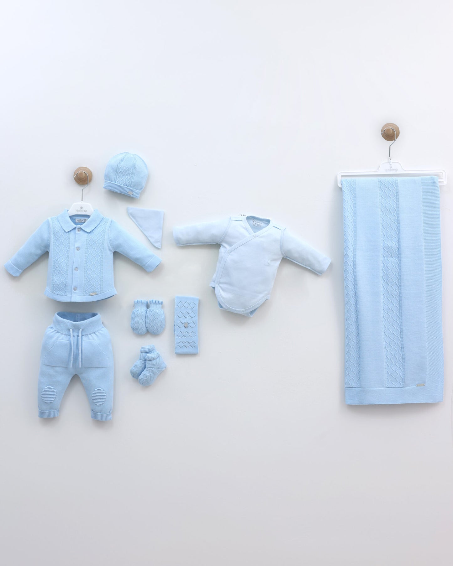 Set de Recién Nacido para Niño - 7 Piezas Leoking