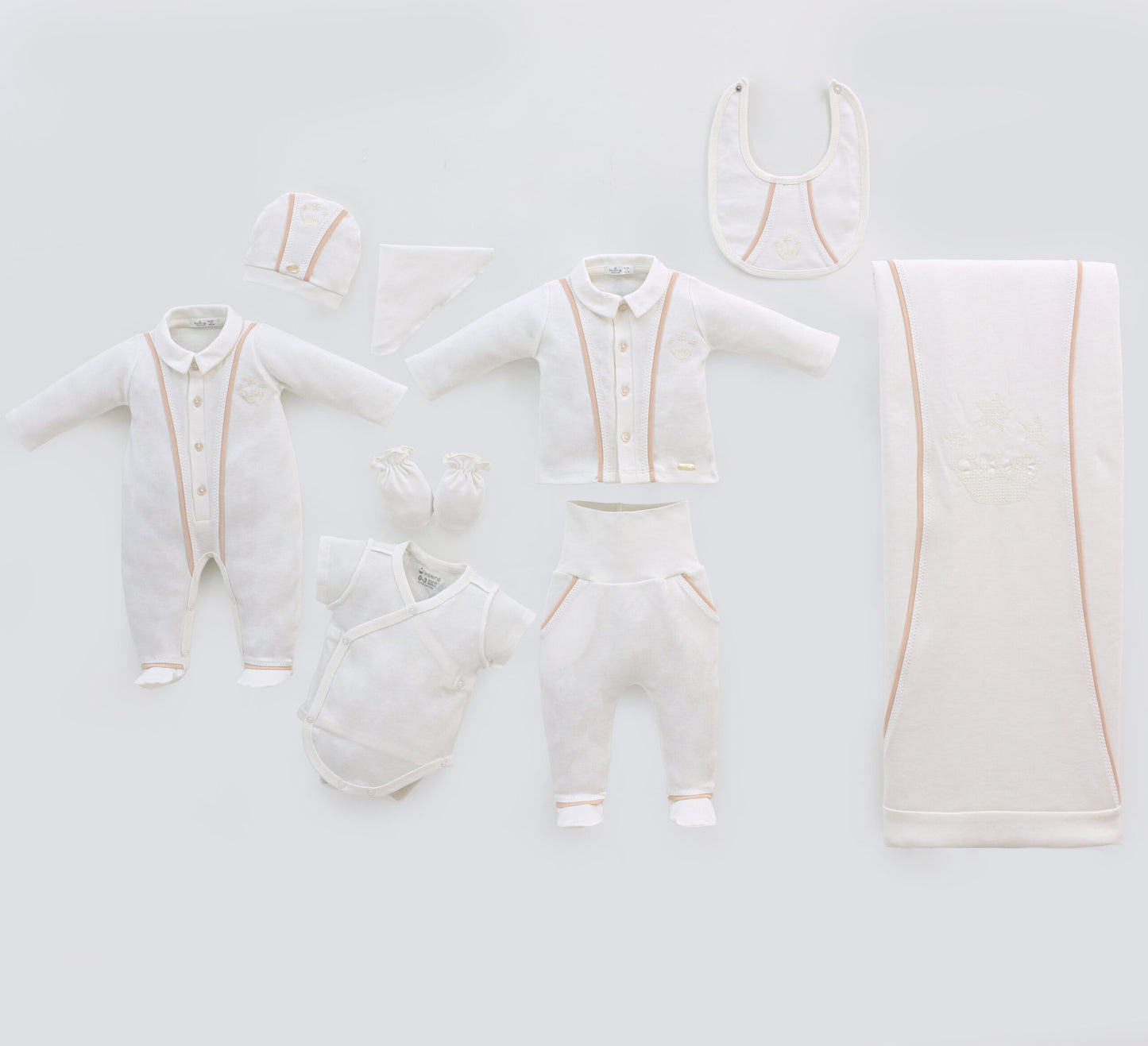 Baby Boy Newborn Set Of 9 Pieces