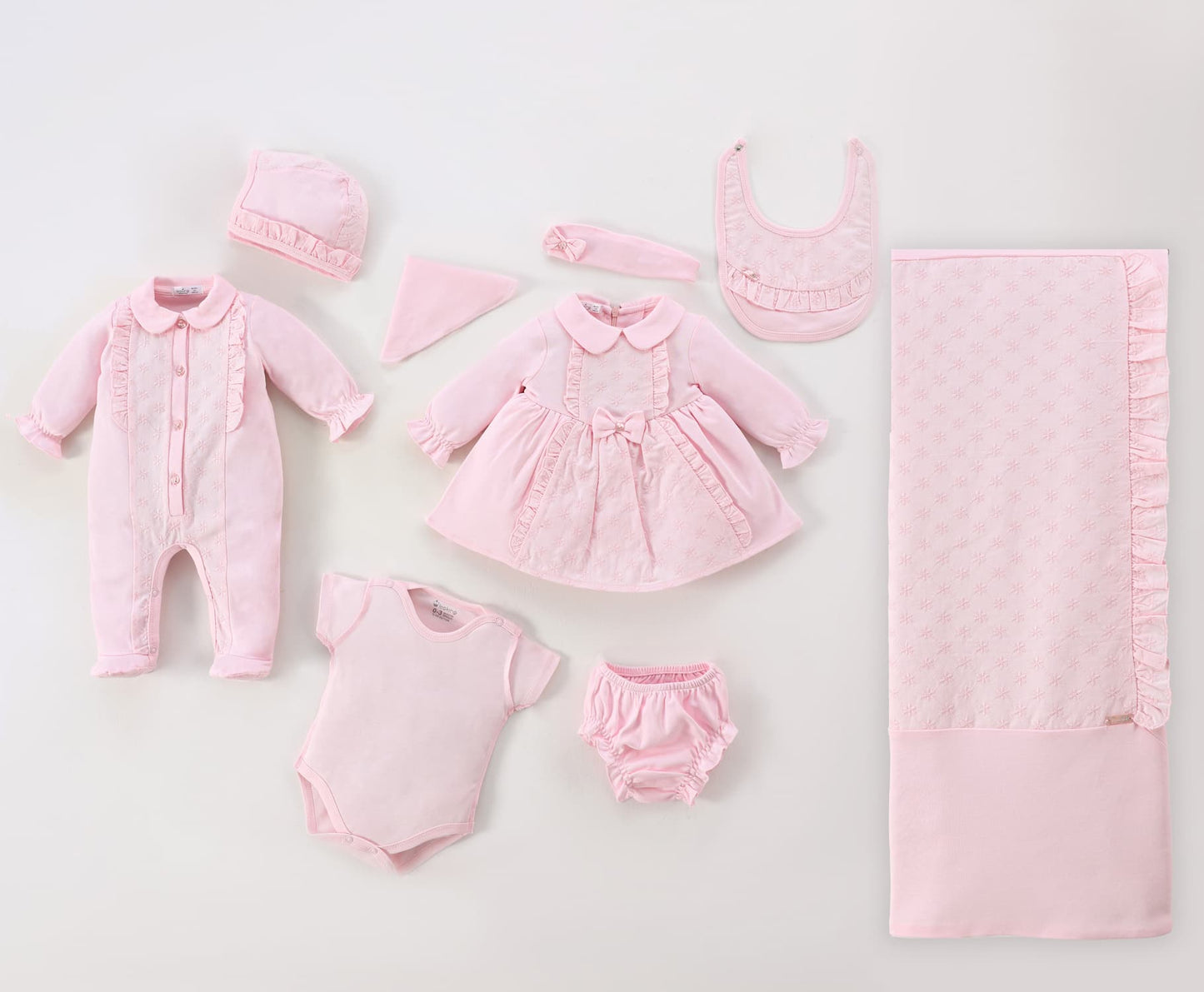 Baby Girl Newborn Set Of 10 Pieces