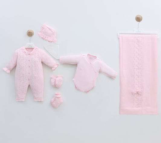 Baby Girl Newborn Set Of 7 Pieces